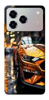 Чохол на ZTE Blade A76 Golden sports car фото 1 з 1