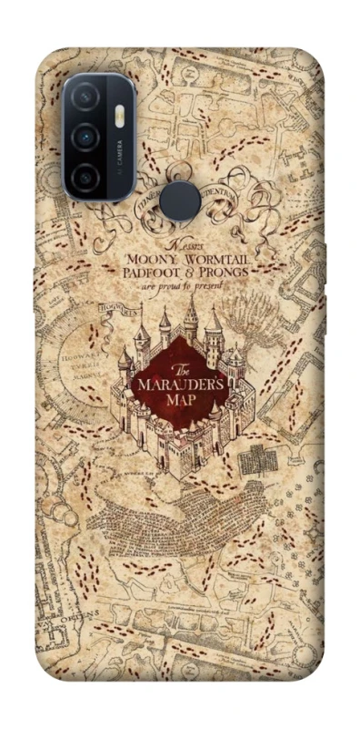 Чохол на Oppo A53 / A32 / A33 Harry Potter Marauder's Map фото 1 з 1
