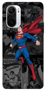 Чехол на Xiaomi Redmi K40 / K40 Pro / K40 Pro+ / Poco F3 superman comics фото 1 из 1