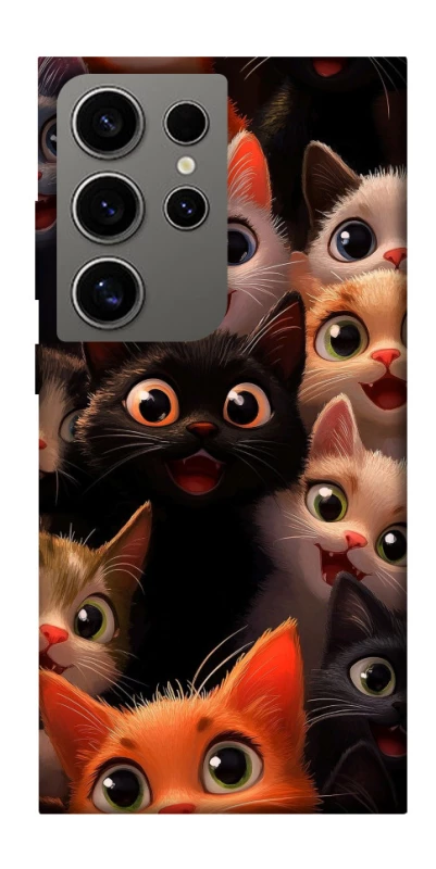 Чохол на Samsung Galaxy S24 Ultra happy cats фото 1 з 1