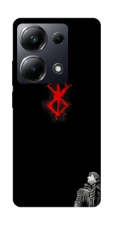 Чехол на Xiaomi Poco M6 Pro 4G berserk black фото 1 из 1