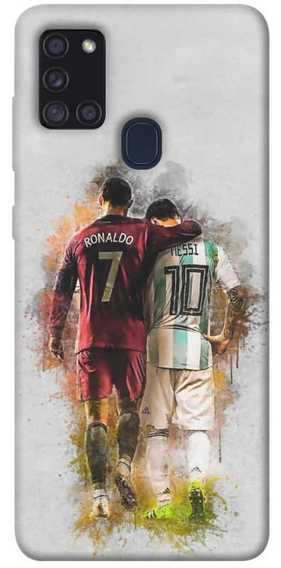 Чохол на Samsung Galaxy A21s Ronaldo та Messi фото 1 з 1