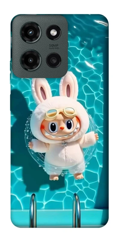 Чохол на Motorola Moto G Power (2025) Labubu in the pool ver.2 фото 1 з 1