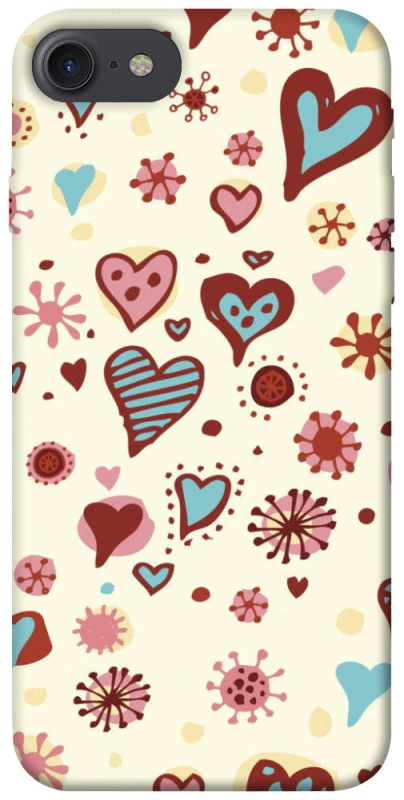 Чехол на Apple iPhone 7 / 8 (4.7") Pretty hearts фото 1 из 1