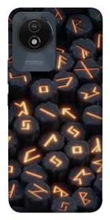 Чехол на Vivo Y02 Огненые руны фото 1 из 1