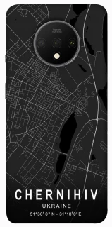 Чохол на OnePlus 7T Chernihiv map фото 1 з 1