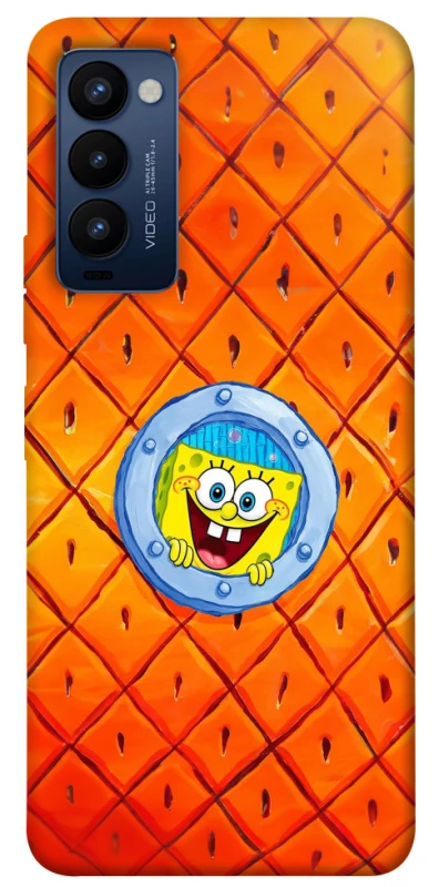 Чехол на TECNO Camon 18 Дом Спанч Боба фото 1 из 1