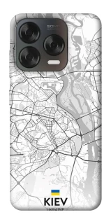 Чехол на ZTE Blade V70 Design Kiev white map фото 1 из 2