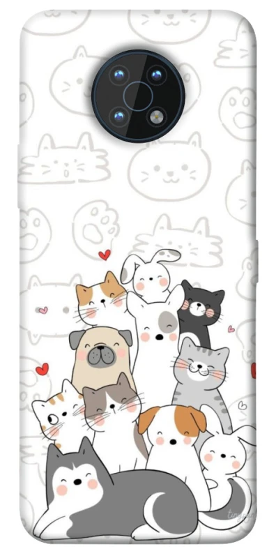 Чохол на Nokia G50 Funny Pets фото 1 з 1