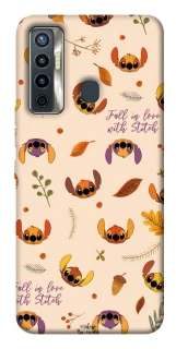 Чехол на TECNO Camon 17 Fall in love with Stitch фото 1 из 1