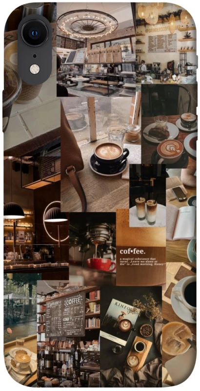 Чохол на Apple iPhone XR (6.1") Coffee collage ver.2 фото 1 з 1
