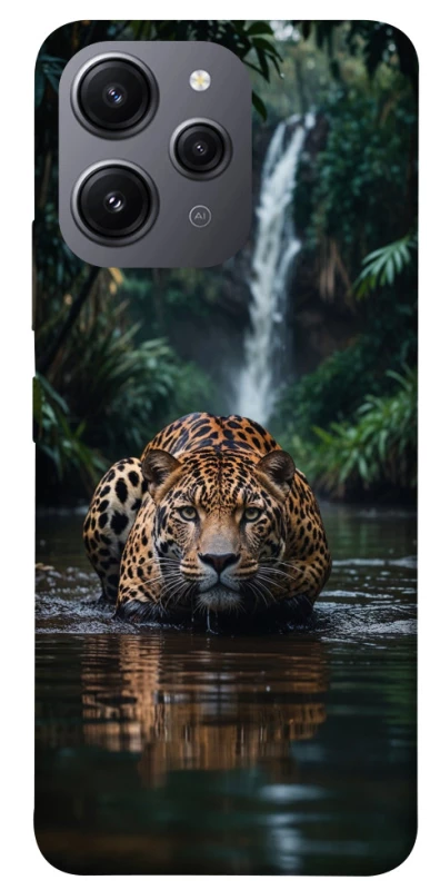 Чохол на Xiaomi Redmi 12 Leopard in water фото 1 з 1