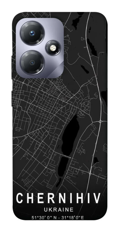 Чохол на Infinix Hot 30i Chernihiv map фото 1 з 1