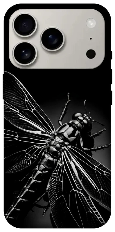 Чохол на Apple iPhone 17 Pro (6.3") Black dragonfly фото 1 з 1