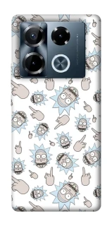 Чехол на Infinix Note 40 Pro 4G Rick and Morty style фото 1 из 1