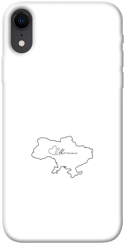 Чохол на Apple iPhone XR (6.1") Ukraine map фото 1 з 1