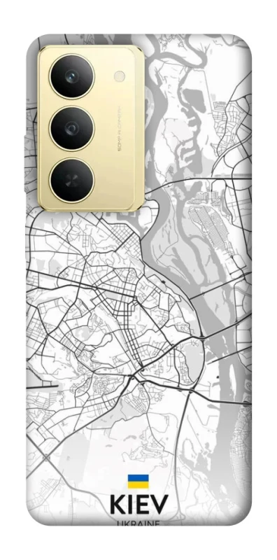 Чохол на Realme 14x Kiev white map фото 1 з 1