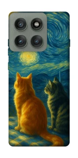 Чохол на Motorola Edge 60 Pro Cats under the stars фото 1 з 1