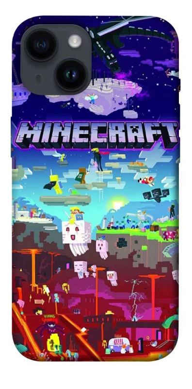 Чехол на Apple iPhone 14 (6.1") Minecraft world фото 1 из 1