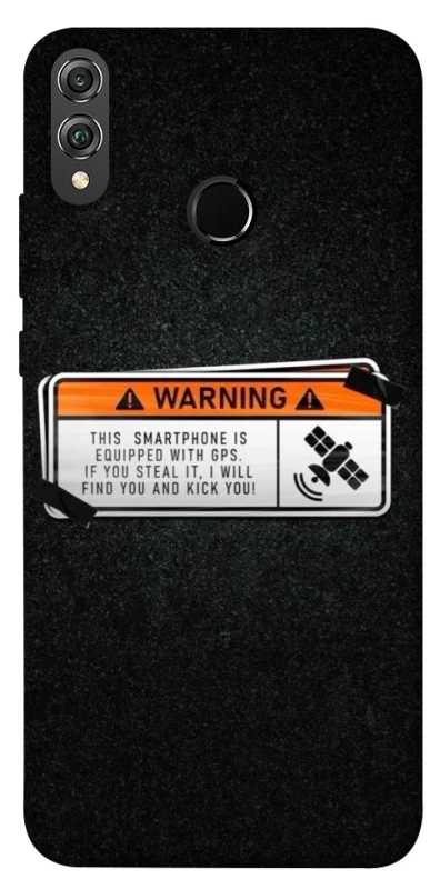 Чохол на Huawei Honor 8X Warning фото 1 з 1