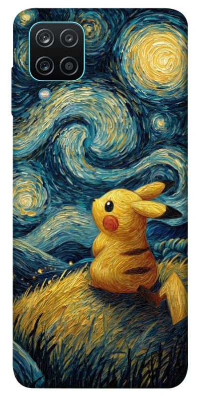 Чохол на Samsung Galaxy M12 Pikachu and Van Gogh фото 1 з 1