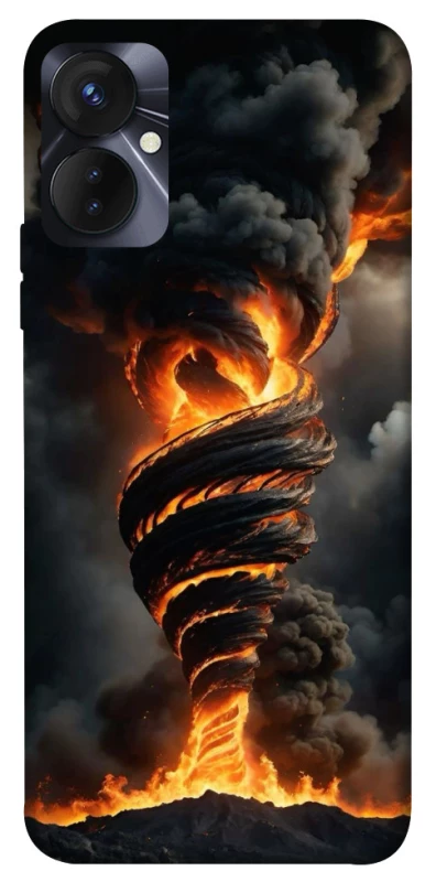 Чехол на TECNO Spark 9 Pro (KH7n) Огненный торнадо фото 1 из 1