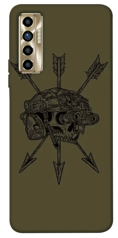 Чохол на TECNO Camon 17P Mil skull фото 1 з 1