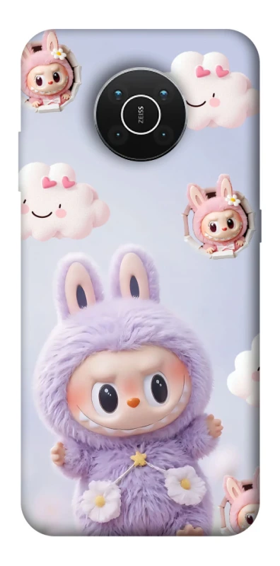 Чехол на Nokia X10 / X20 Labubu & clouds фото 1 из 1