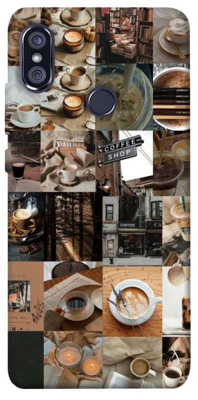 Чохол на Xiaomi Redmi Note 5 Pro / Note 5 (AI Dual Camera) Coffee collage ver.3 фото 1 з 1