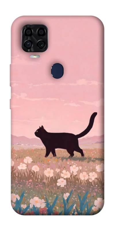 Чохол на ZTE Blade v2020 cat on a field фото 1 з 1