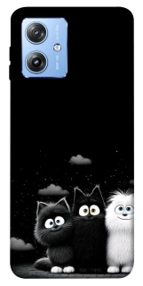 Чохол на Motorola Moto G84 Three Cats фото 1 з 1