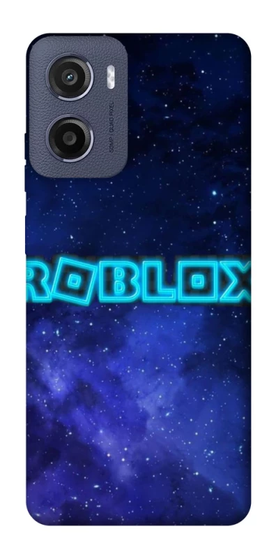 Чохол на Motorola Moto G05 Roblox Space Logo Blue фото 1 з 1