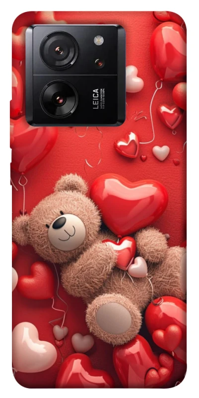 Чохол на Xiaomi 13T Pro bear in hearts фото 1 з 1