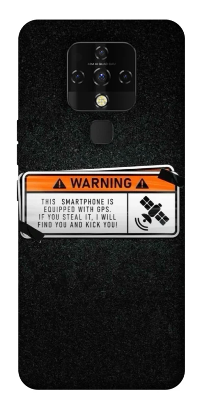Чохол на TECNO Camon 16 SE Warning фото 1 з 1