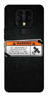 Чохол на TECNO Camon 16 SE Warning фото 1 з 1