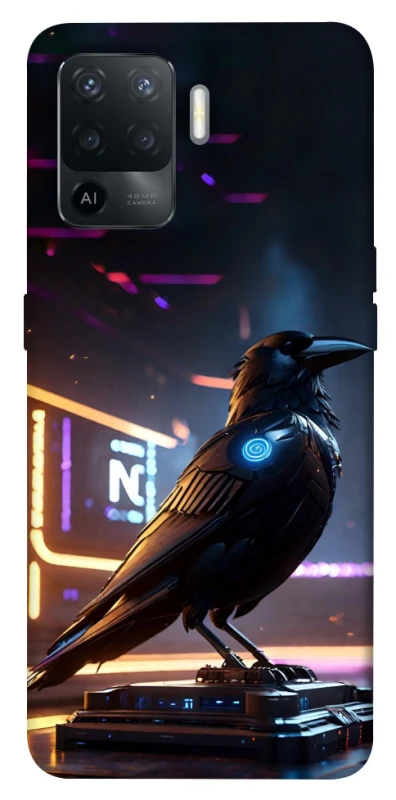 Чохол на Oppo Reno 5 Lite Cyber Raven фото 1 з 1