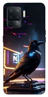 Чехол на Oppo Reno 5 Lite Cyber Raven фото 1 из 1