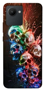 Чохол на Realme C30 Skulls фото 1 з 1