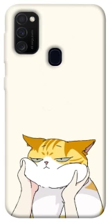 Чехол на Samsung Galaxy M30s / M21 Cat bun фото 1 из 1