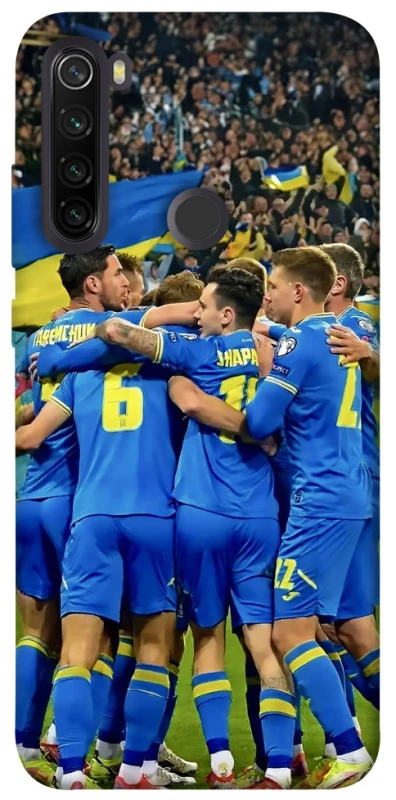 Чехол на Xiaomi Redmi Note 8T Сборная Украины v3 фото 1 из 1