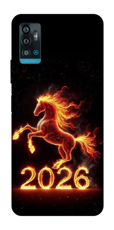 Чохол на ZTE Blade A71 Red Fire Horse ver.1 фото 1 з 1