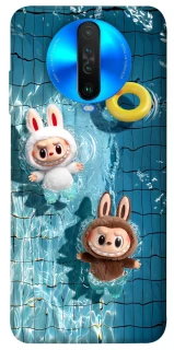 Чохол на Xiaomi Poco X2 Labubu in the pool фото 1 з 1