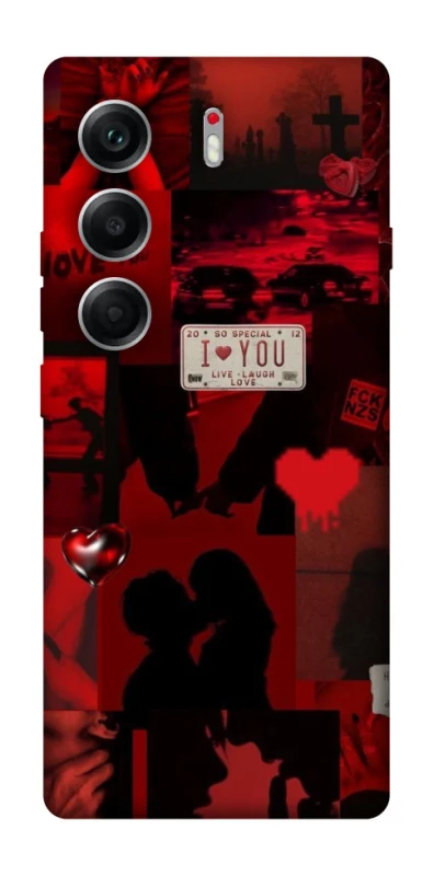 Чохол на Tecno Camon 40 Love collage ver.2 фото 1 з 1