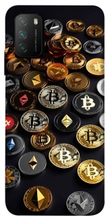Чехол на Xiaomi Poco M3 Many coins фото 1 из 1