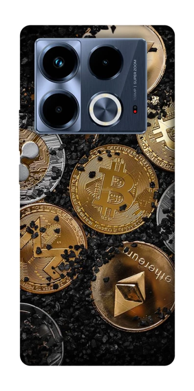 Чехол на Infinix Note 40 4G Many coins v2 фото 1 из 1