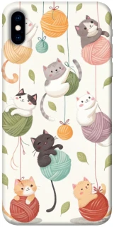 Чохол на Apple iPhone X (5.8") Funny Kittens фото 1 з 1