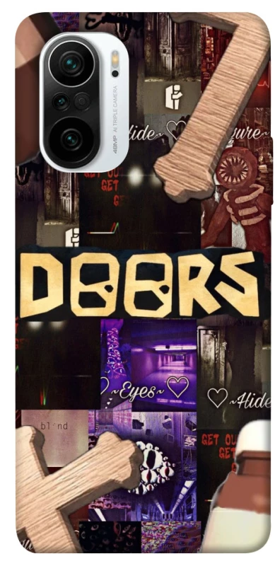 Чохол на Xiaomi Redmi K40 / K40 Pro / K40 Pro+ / Poco F3 Roblox doors dark mode фото 1 з 1