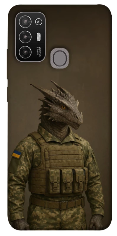 Чехол на ZTE Blade A52 Дракон защитник фото 1 из 1