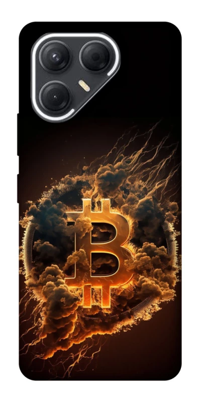 Чехол на TECNO Pova 7 Smoky Bitcoin фото 1 из 1