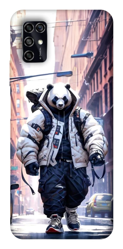 Чехол на ZTE Blade V2020 Smart Панда курьер фото 1 из 1